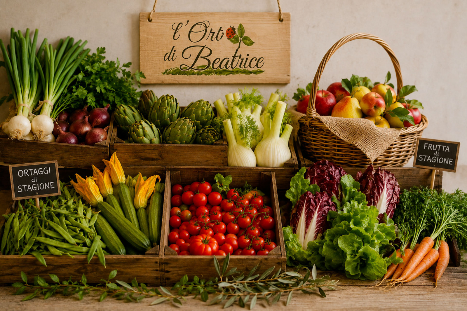 frutta e verdura fresca di stagione Biella